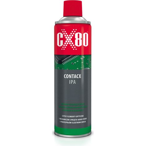 CX80 CONTACX IPA 500ML - SPRAY NETTOYANT PROFESSIONNEL POUR APPAREILS ÉLECTRONIQUES ET OPTIQUES