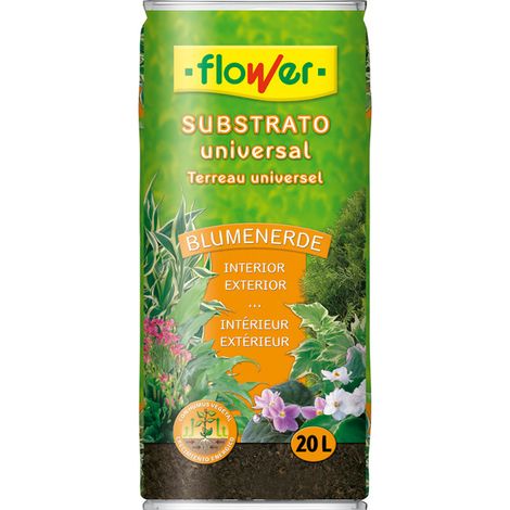 FLOWER Substrato Universal Blumenerde, 20 Litros (1/4)