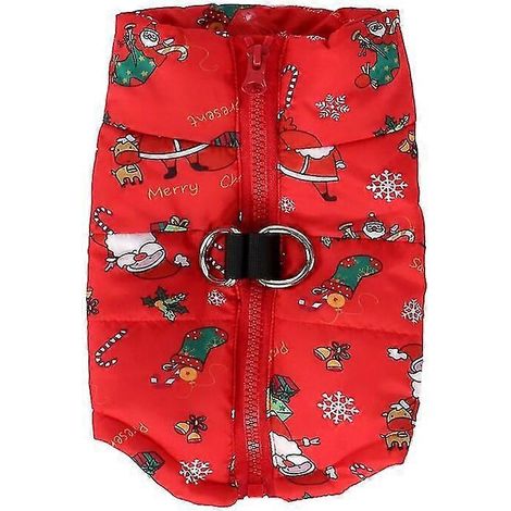 Vêtements d'hiver chauds et imperméables pour chiens, tailles S à 7XL. Gilet rembourré avec fermeture éclair, idéal pour les chiens de petite, moyenne et grande taille. (1/5)
