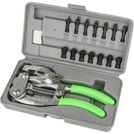 Blech-Lochzangen-Set im Koffer (1/5)