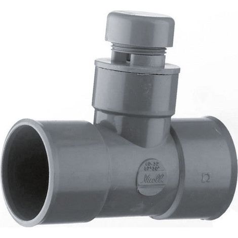 Girpi – Té antivide PVC à coller femelle/femelle D.32 – Raccordement étanche pour installations sanitaires – Résistant aux produits chimiques (1/2)