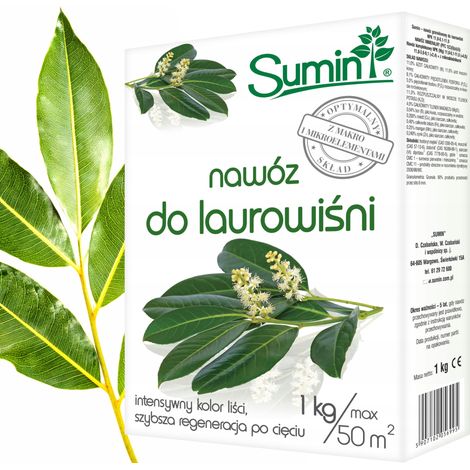 Fertilizante multicomponente SUM76 para laurel cerezo, para la fertilización de arbustos y setos, 1 kg. (1/5)