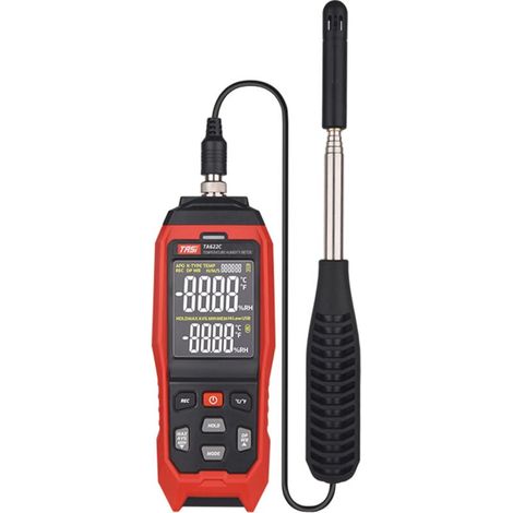 Thermomètre et hygromètre numérique portable haute précision TASI TA622C avec rétroéclairage LCD et fonction d'arrêt automatique (1/4)