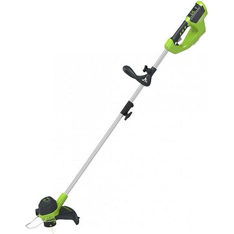 Greenworks 40V Tagliabordi a Batteria per Giardini Medi, Altezza Regolabile, Ampiezza di Taglio 30cm, Filo di Nylon da 1,65mm con Autofeed, SENZA Batteria 40V e Caricabatterie, Garanzia 3 Anni G40LT (1/5)