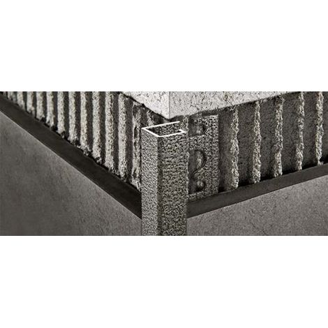 Projolly square alluminio verniciato stone greyvory h=10 mm l=2,70 ml (1/2)