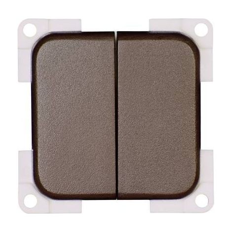 inprojal elektrosysteme Frutto Interruttori in serie Marrone 102566 1 pz. (1/2)