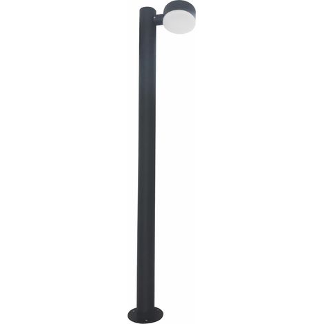 Baliza Exterior IP54 Pale LED 10.5W Blanco Neutro - 4000K Gris Urbano para Exterior de Jardín, Entrada, Camino
