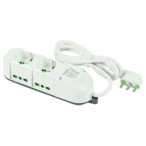 MULTIPRESA 2 BIP. + SCH. + 4 BIP. LATER. CON INT. LINEA RETAIL TRIAX"FER 413794 (1/2)