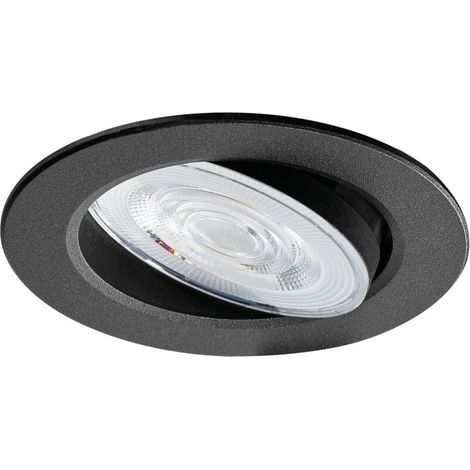 MI7 Enc. LED 6W 3CCT 2700/3300/4000K 580lm noir connexion sans outil 51968 (1/5)