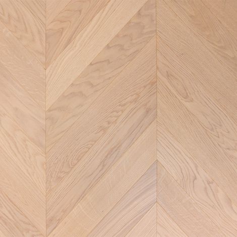 Parquet Contrecollé - Chêne - Point de Hongrie- Verni brossé-Aspect bois brut- larg. 9,2 cm