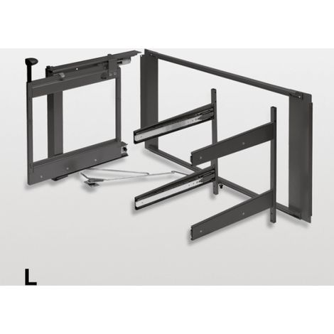 PEKA Eckauszug Magic Corner Comfort KB 900 mm links Anthrazit