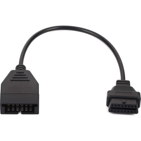 Adaptateur OBD1 à OBD2, Câble D'extension De Diagnostic De Voiture 12 Broches à 16 Broches Câble Adaptateur De Connecteur D'outil De Diagnostic (1/5)