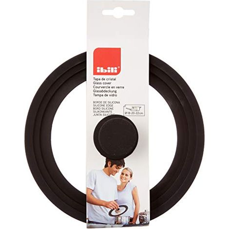 Ibili Coperchio in vetro dorato 23 cm silicone (1/4)