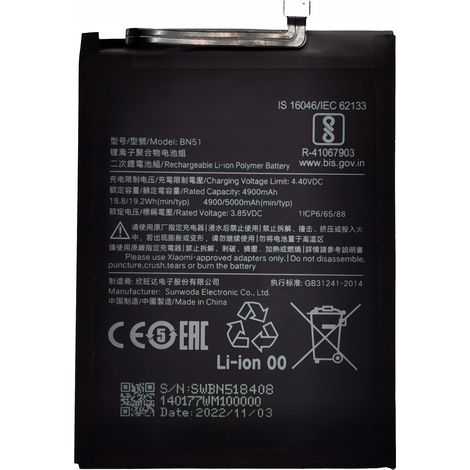 Batería XIAOMI BN51 para Redmi 8/8A M1908C3IC MZB8459 (1/2)