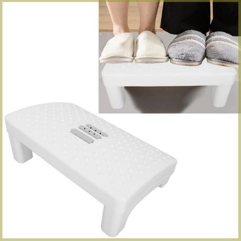 Cocosity Repose-pied du bureau Sous Rouleau de massage de pied de pied, Soulagez la fatigue Réduire electromenager coussin Blanc (1/5)