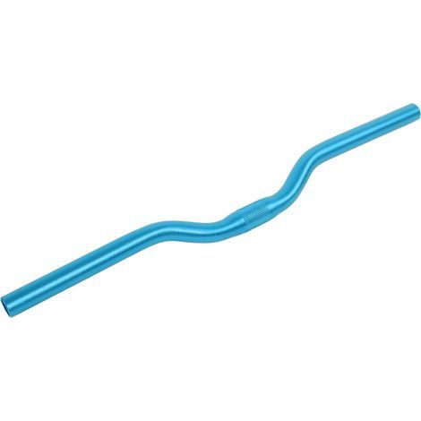 Guidon relevé en aluminium pour vélo de route à pignon fixe, 25,4 mm x 520 mm (bleu) (1/5)