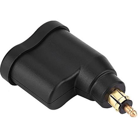 Adaptateur Secteur USB, 12-24V 3.3A Chargeur Double USB pour Moto Adaptateur Secteur Allume-cigare pour Prise Hella DIN (1/5)