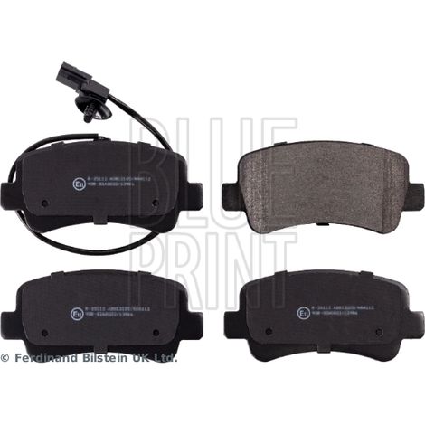 Kit de plaquettes de frein, frein à disque Blue Print ADN142154 NISSAN 04502882