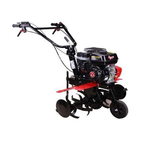 Motoculteur thermique 196cm3 – Moteur 4 temps – Largeur de travail 80 cm – 6 étoiles avec 24 couteaux – Roue avant de transport - tm-450gr (1/2)
