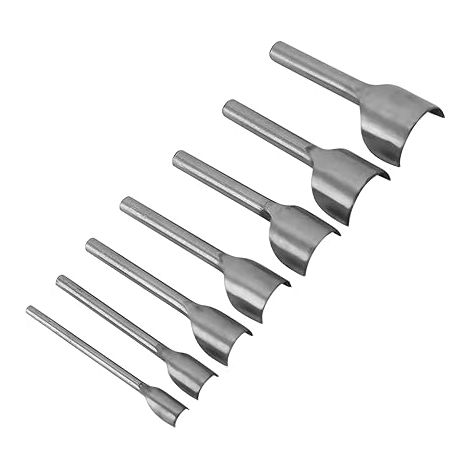 Ensemble d'outils en cuir, ensemble de 7 pièces, poinçon semi - circulaire, coupe - ceinture 10 - 40mm, pour le travail du cuir (1/5)