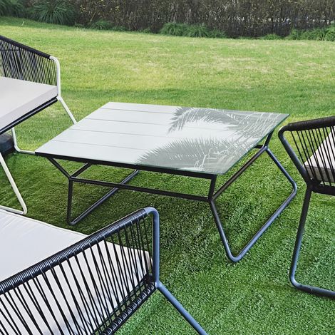 Canapé‑lit double pliant avec fonction couchage, dossier à trois angles d’inclinaison réglables et porte‑gobelets, adapté au salon, chambre, cinéma maison ou chambre d’amis, revêtement tissu, gris (1/4)