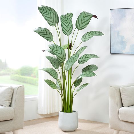 Decorative Artificial Bird of Paradise Tree with Plastic Planter and Artificial Moss 180cm (1/5)