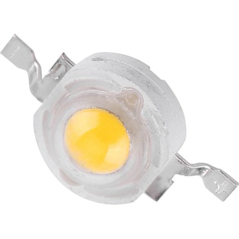 50 puces LED SMD 1W pour projecteur, éclairage ponctuel, économie d'énergie, blanc chaud. (1/5)