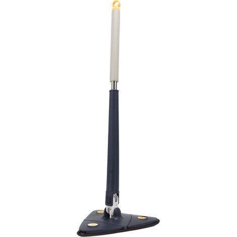 Balai-serpillère triangulaire extensible et rotatif à 360 degrés pour le nettoyage de la maison, de la baignoire, du sol et des murs. (1/5)