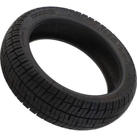 Pneu tubeless 10,5 x 2,75 pour trottinette électrique, absorbant les chocs et antidérapant, de rechange en caoutchouc pour trottinette électrique, type pneu sous vide (1/5)