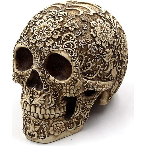 Creative Skull Sculpture 20cm Halloween décoration maison décoration Skull maison Decor pour vos événements