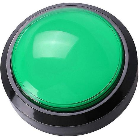 Bouton-poussoir rond de 100 mm avec LED et micro-interrupteur pour borne d'arcade DIY (1/5)