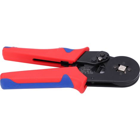 Pince à sertir les cosses carrées 0,0810 mm HSC8 64A (poignée rouge et bleue) (1/5)