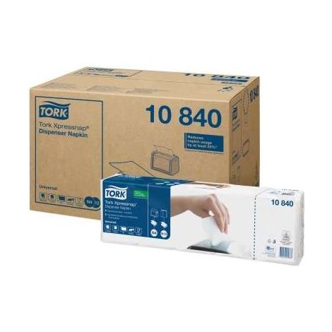 Tork XpressnapÂ® Serviette pour distributeur, Blanc Colis de 9000 - Essity