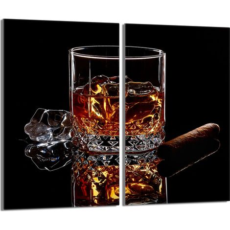 Couvercle de plaque de cuisson en verre 2x30x52 Whisky (1/5)