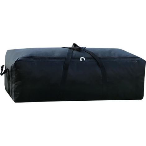 Grand sac de rangement imperméable pour tente de camping, randonnée, bagage pliable en tissu Oxford 1680D avec sangles arrière pour tentes, auvents, tables, chaises (150 L) (1/5)