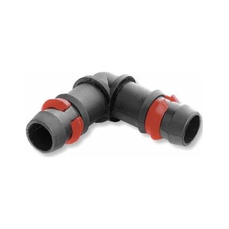 Codo 16mm con Anilla de Seguridad. Bolsa de 10 Unidades