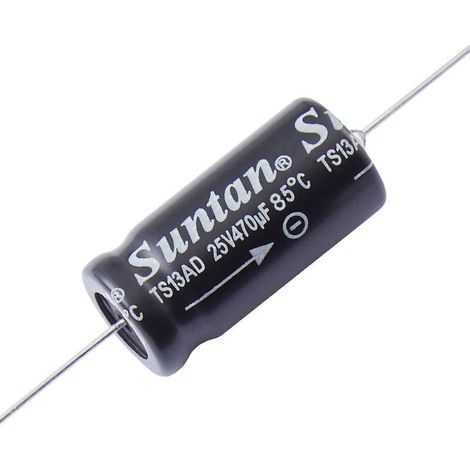 Suntan TS13AE1C472MSB000R Condensateur électrolytique sortie axiale 4.700 µF 16 V 0.2 % (Ø x L) 33 mm x 16 mm 1 pc(s) D239352