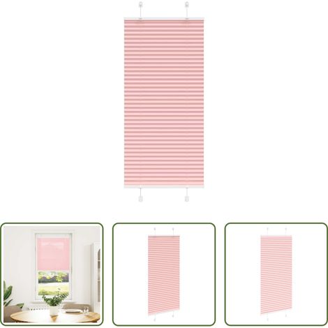 Sichtschutz - Plissee Rosa 65x100 cm Stoffbreite 64,4 cm Polyester (1/5)