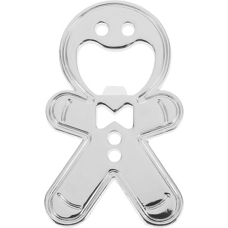 Magnetischer Flaschenöffner in Form eines Lebkuchenmanns, Bierflaschenöffnungswerkzeug-7x4CM (1/3)