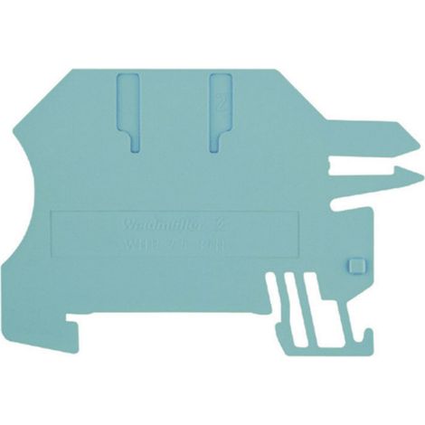 Plaques de fixation pour rails 10 x 3 mm Weidmüller WHP 2.5-35N/10x3 BL 1050280000-1 1 pc(s)