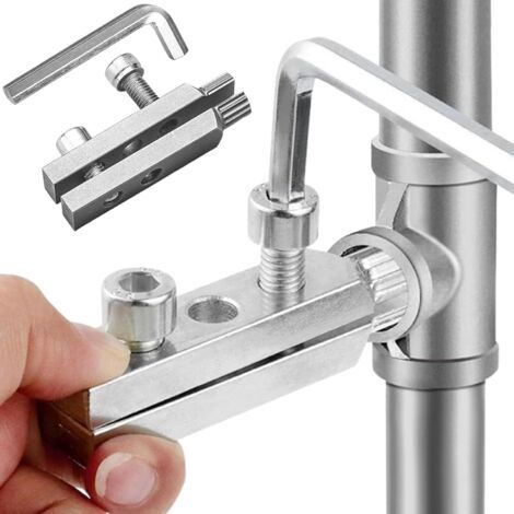 Outil d'Extraction pour Tuyaux - Extracteurs Multifonction pour Robinet 10/15 mm - Équipement De Plomberie Pour Réparation Douche Arrosage Conduite Filetage (1/5)
