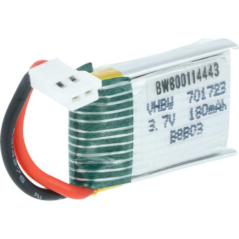 vhbw Akku kompatibel mit Wltoys V933 RC Helicopter Modellbau (180mAh, 3,7V, Li-Ion)
