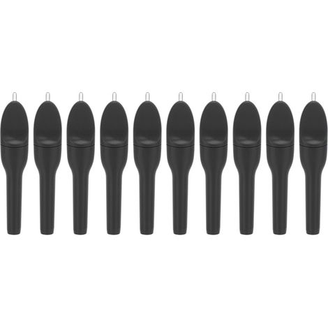 10 brosses de nettoyage pour aides auditives, portables, avec boucle à cérumen et aimant (1/5)