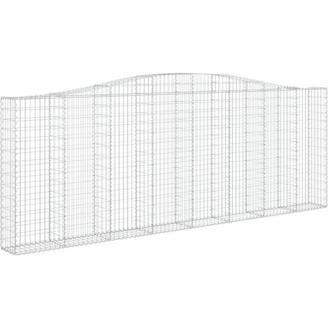 Maison Exclusive - Gabione mit Hochbogen 400x30x140/160 cm Verzin