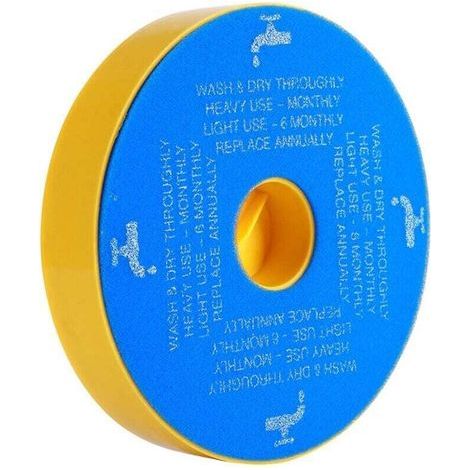 Filtre d'aspirateur Réutilisable Même épaisseur éponge Lavable Intérieur Prémoteur Filtre Accessoires de Nettoyage pour Dyson DC05 DC08 DC14 DC15 Nettoyage Maison A (1/4)