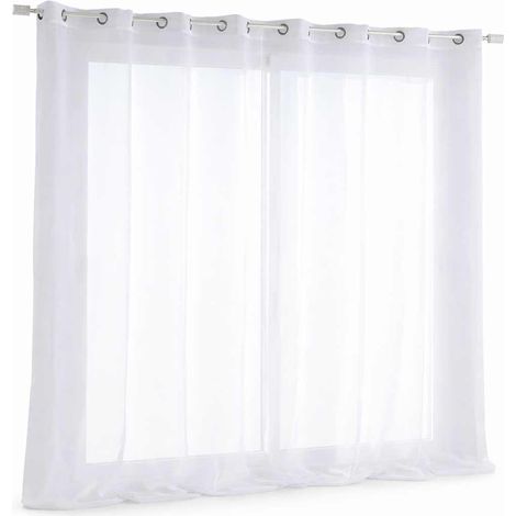 Voilage 300x280 cm Monna blanc polyester  STOF