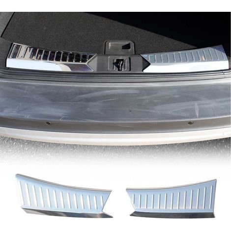 Protection Seuil de Coffre pour Ford Kuga 2013-2016 Acier INOX 2 Pcs (1/5)