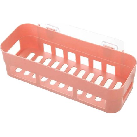 Etagere Adhesive Salle De Bain - Support Murale Sans Perçage Pour Savons Téléphone Et Accessoires - Compatible Carrelage Métal Surface Lisse - 1 Pièce (1/5)