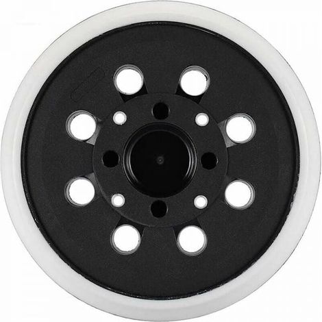 (1 pièce) Patin de ponçage à crochets et boucles de 125 mm compatible avec Bosch PEX 300 AE 400 AE 4000 AE 125 mm