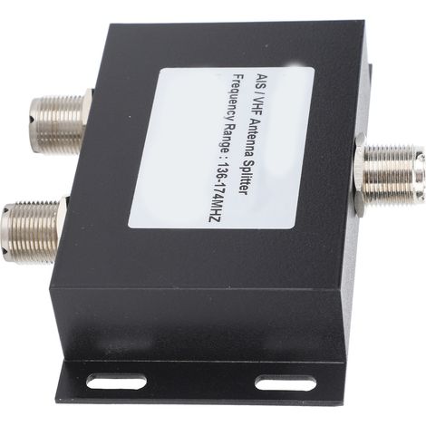 2-Wege-VHF-Antennensplitter 136-174 MHz 100 W, Marine-AIS-Splitter für Schiffe, Koaxialsignalverteilungssystem. (1/5)